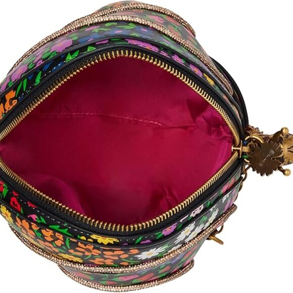 Betsey Johnson Kitsch Snailed It Secret Garden Floral Crossbody Bag NWT - Picture 9 of 11